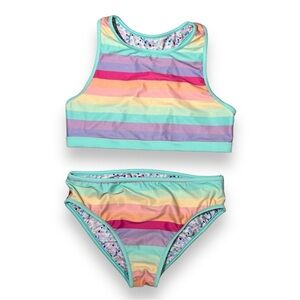 Eddie Bauer Girl’s Reversible Swimsuit Teal Size 14/16